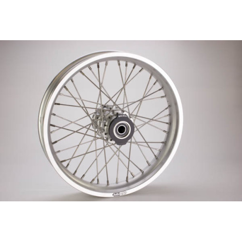 3.0 x 19 Clear Anodized Sun Rim Complete Rear Wheel
