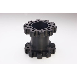 DTX Rear Hub 40 Hole Black Anodized